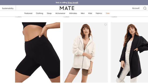 best organic cotton clothing brands mate the label